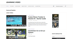 Desktop Screenshot of learningvideo.com